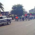 Trabajadores de confianza de ArcelorMittal se manifiestan para exigir justicia laboral