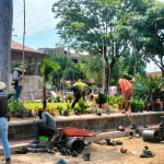 Casi lista la obra de remodelación de la plaza principal de La Unión