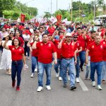 Manuel Esquivel Marcha en Apoyo a Sindicato Minero