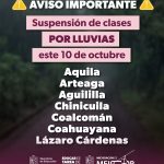 Suspensión de clases en 7 municipios de la Sierra-Costa por lluvias: Gabriela Molina