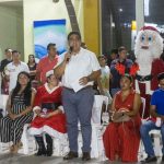 El presidente Francisco Suazo realiza encendido del Árbol de Navidad en La Unión