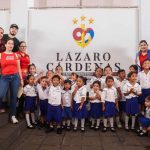 Pequeños del Preescolar Gaby Brimmer visitan la Presidencia Municipal