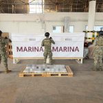Marina, la Aduana Marítima de Veracruz y la FGR aseguran casi 220 kilogramos de presunta droga en el puerto de Veracruz