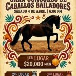 Invitan al Gran Concurso de Caballos Bailadores en la Expo Fiesta LZC 2026