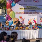 Con alegría, juegos, regalos y concursos gobierno de Francisco Suazo celebra otro evento del Dia del Niño en Cucháratepec