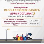 Hoy Arranca Ruta Nocturna de Recolección de Basura