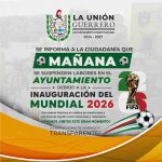 Mañana no se labora en el palacio municipal de La Unión