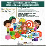 Canje de Juguetes Bélicos para Promover la Cultura de la Paz