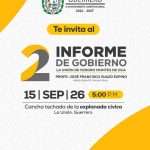 Francisco Suazo invita a la ciudadanía en general a su Segundo Informe de Gobierno