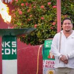 Manuel Esquivel Encabeza Encendido del Fuego Patrio en Acalpican de Morelos