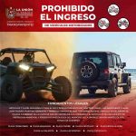 Autoridades ambientales en coordinación con el gobierno municipal de La Unión, Guerrero, señalan que está prohibido la circulación de vehículos motorizados en las playas, los autos, motos, cuatrimotos y vehículos 4×4 que, dañan las dunas y flora local, para evitar atropellos o accidentes graves a bañistas y familias que disfrutan de la zona de arena y por el peso de los vehículos acelera el desgaste y la perdida de arena en la costa.
