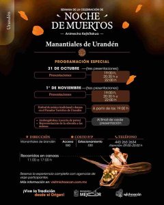 Embárcate en “El camino de las ánimas”, vive la experiencia de Noche de Muertos en Urandén