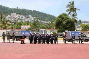 Personal naval se alista para apoyar a la población civil ante evolución de depresión tropical en el Pacífico mexicano