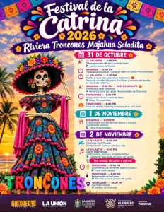 Dentro de las festividades próximas de Día de Muertos se llevará a cabo el Gran Festival de la Catrina  