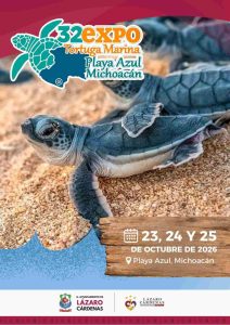 Playa Azul invita a disfrutar de la 32 Expo Tortuga Marina 2026